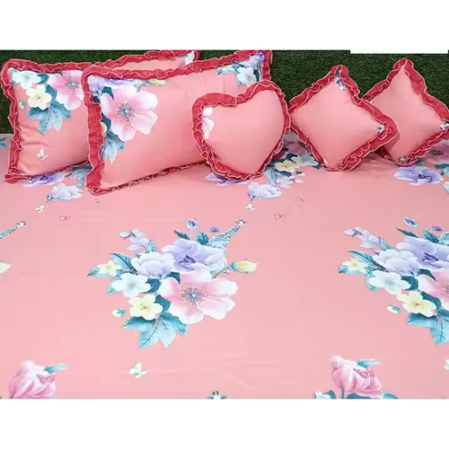 Beautiful Floral Printed Cushion Cover Set Of 6