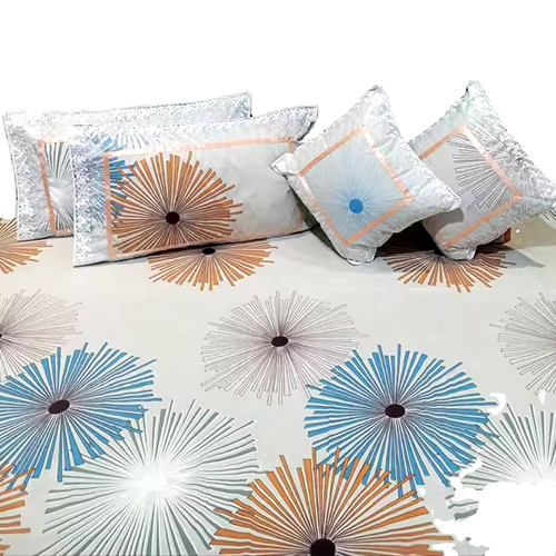 Sofa Linen Digital Print Fabric Cushion Cover Set Of 5 - Color: Different Available