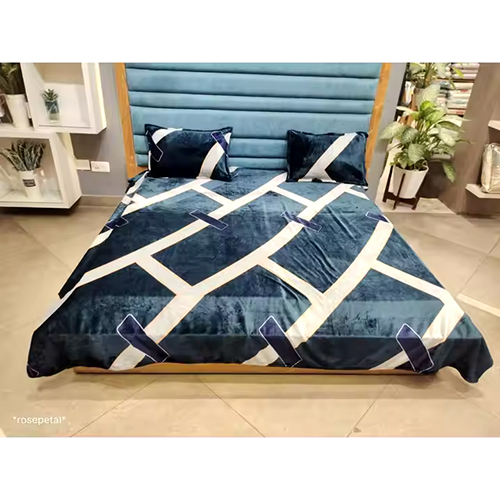 Designer Queen Size Bedsheet - Feature: Washable