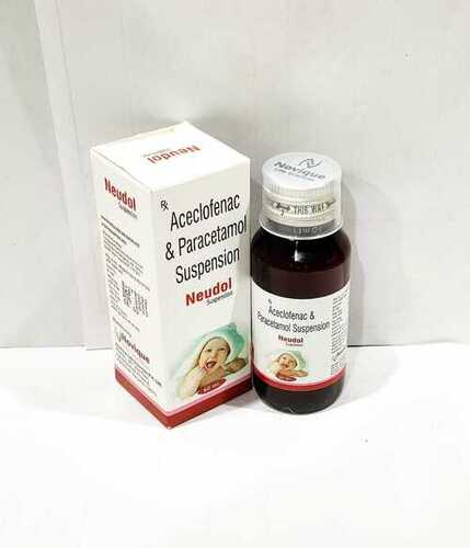 Acceclofenac 50Mg + Paracetamol 125Mg (Suspension)