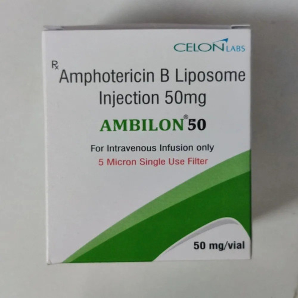 Amphotericin B Injection - 50mg Strength | Antifungal Treatment for Severe Fungal Infections and Kala-Azar