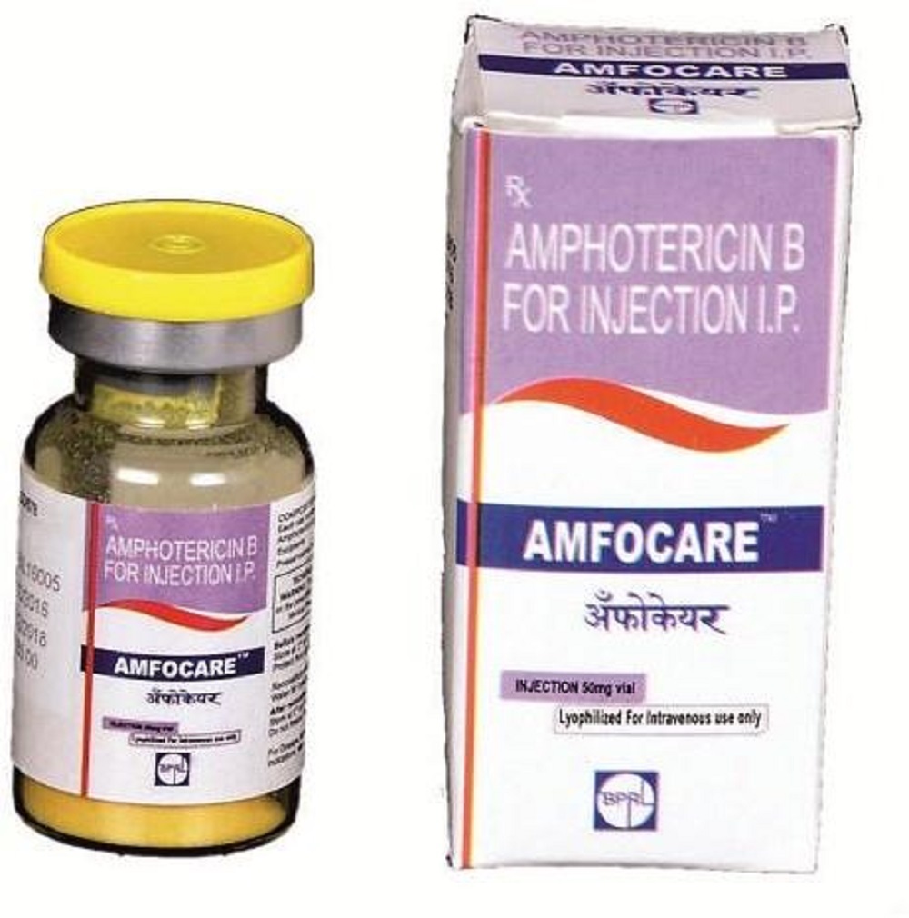 Amphotericin B Injection - 50mg Strength | Antifungal Treatment For Severe Fungal Infections And Kala-azar