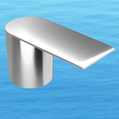 069 Mini Arya Faucet Handle - Color: Silver