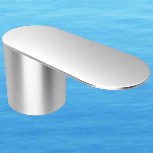 61 Big Opal Faucet Handle - Color: Silver
