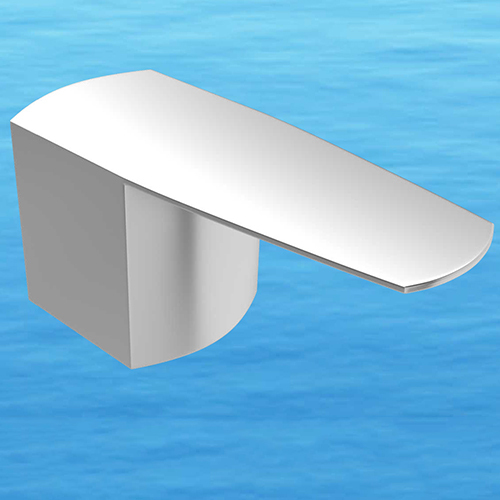 82 Qubix Prime Faucet Handle - Color: Silver