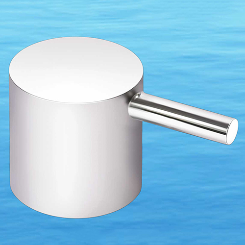 63 Mini Florentine Faucet Handle - Color: Silver