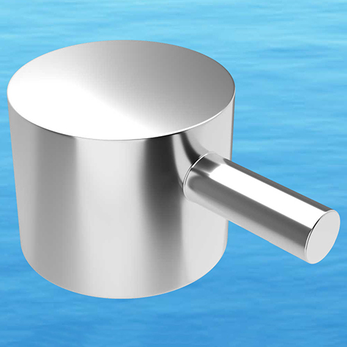 68 Center Faucet Handle - Color: Silver