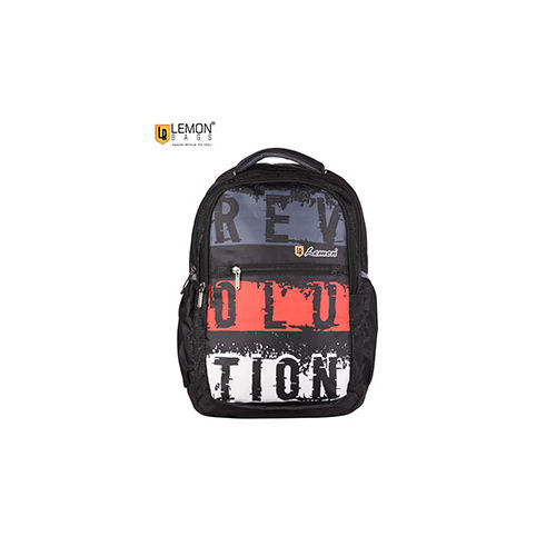 Lb06 Stylish College Backpack Bags - Color: Black