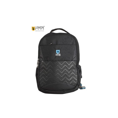 Lblt07 Leather Laptop Backpack Bags - Color: Black