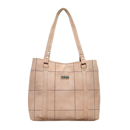 Lbl02 Elegant Design Handbag - Color: Cream