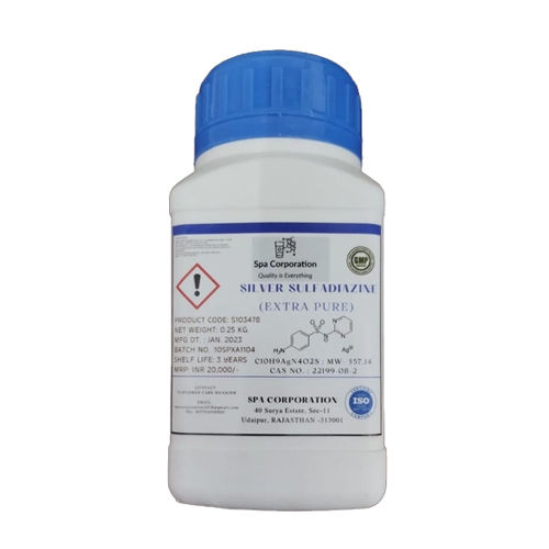 Extra Pure Silver Sulfadiazine - Application: Industrial