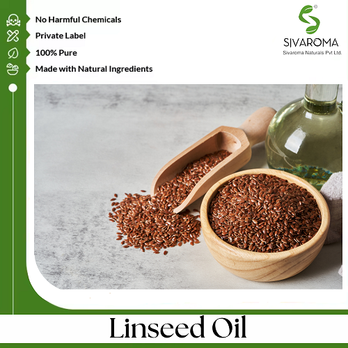Linseed Oil - 100% Pure Cold Pressed, Yellow To Amber Liquid | Rich In Omega-3, Ideal For Skincare, Industrial Applications, And Nutritional Supplements