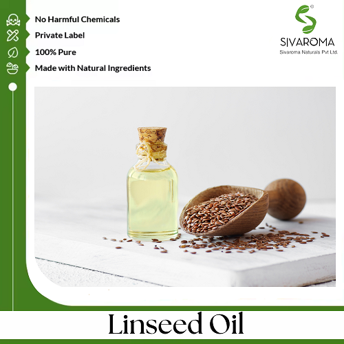 Linseed Oil - 100% Pure Cold Pressed, Yellow To Amber Liquid | Rich In Omega-3, Ideal For Skincare, Industrial Applications, And Nutritional Supplements