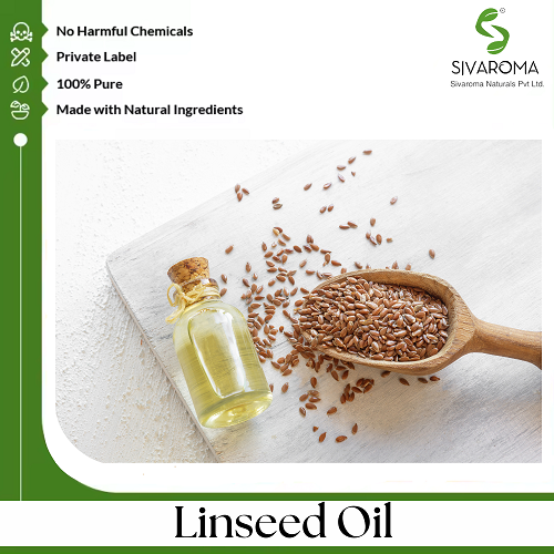 Linseed Oil - 100% Pure Cold Pressed, Yellow To Amber Liquid | Rich In Omega-3, Ideal For Skincare, Industrial Applications, And Nutritional Supplements