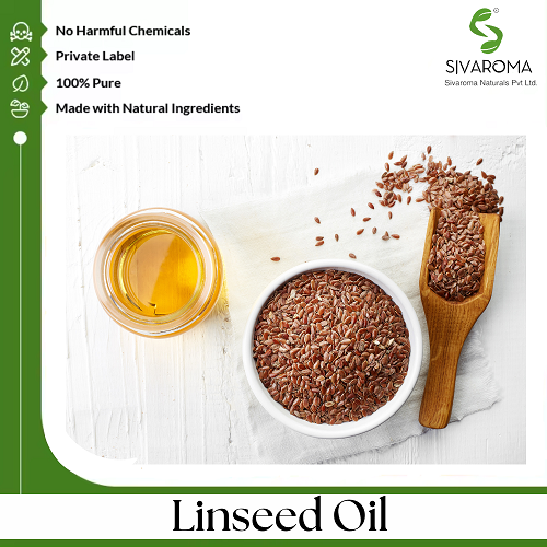 Linseed Oil - 100% Pure Cold Pressed, Yellow To Amber Liquid | Rich In Omega-3, Ideal For Skincare, Industrial Applications, And Nutritional Supplements
