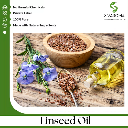 Linseed Oil - 100% Pure Cold Pressed, Yellow To Amber Liquid | Rich In Omega-3, Ideal For Skincare, Industrial Applications, And Nutritional Supplements