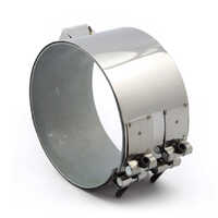 Mica Band Heaters - Metal, 220 Volt | Sleek Silver, Electric Power, Warranty Included