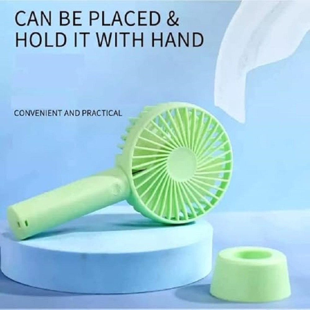 Portable Rechargeable Mini Fan With Usb - Blade Material: Plastic