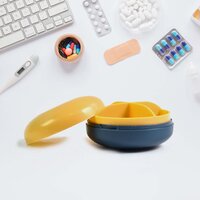 Portable Round Shape 4 Compartments