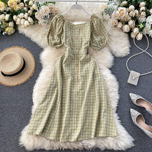 Cresta Rayon Embroidered Dress