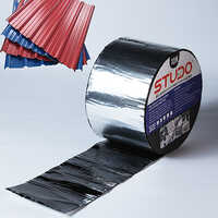 Studo Bitumen Flashing Tape - Pp Material, 6.8x5mm, Black Color, 1.2mm Thickness | Double-sided Adhesive, Moisture & Uv Resistant, Custom Sizes Available