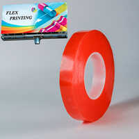 Red Polyester Flex Tape - 50 M Length, 200 Micrometers Thickness, Red Color | Solvent Adhesive, Single-Sided, Durable & Flexible Material