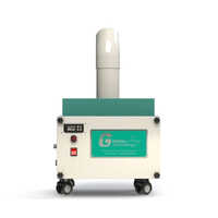 Ultrasonic Humidifier - 6 Lph Capacity, Stainless Steel, 4 Inch Mist Output, Silver Color, 220v Ac Supply, Overheat Protection