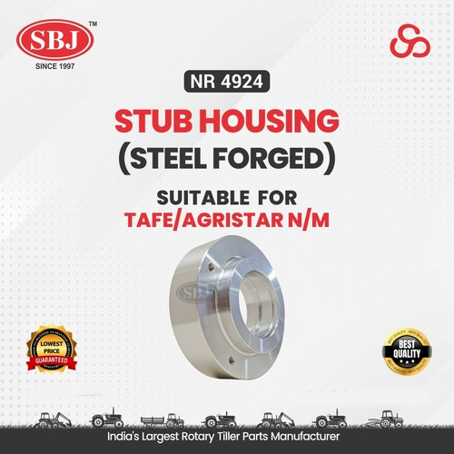 Stub Housing (Steel Forged) Suitable For Tafe/Agristar /Nm - Color: Silver