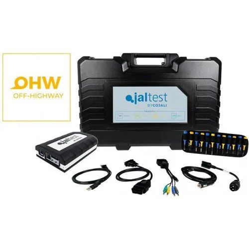 Jaltest Scanner For Earthmoving Equipments - Color: Black