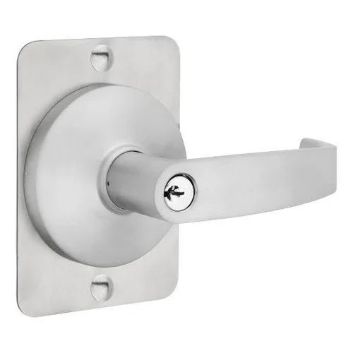 Fire Rated Panic Handle Lock - Color: Silver