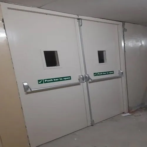 Acoustic Cum Metal Fire Door - Application: Industrial