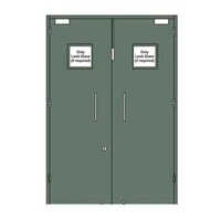 Lead Lined X Ray Metal Door - Color: Grey