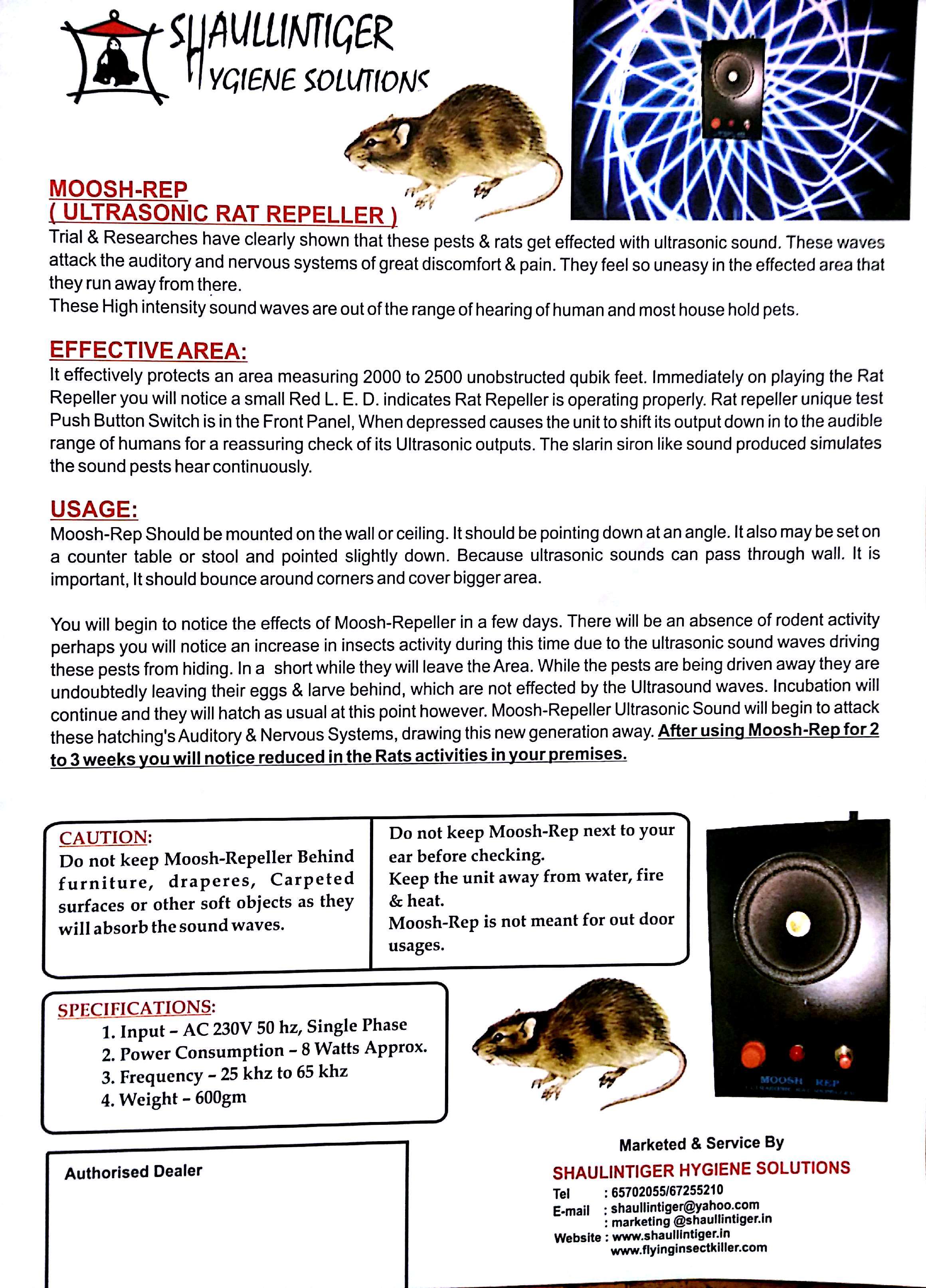 Rat Repellent - Eco-friendly Formula | Odorless, Long-lasting Protection Against Rodents