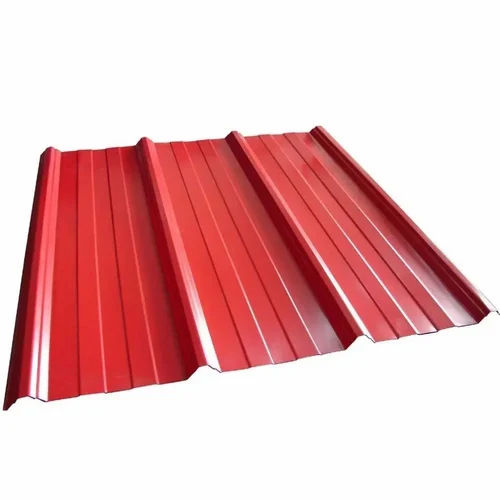 Jsw Metal Roofing Sheet - Color: Red