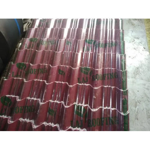 Tile Pofile Roofing Sheet - Color: Red