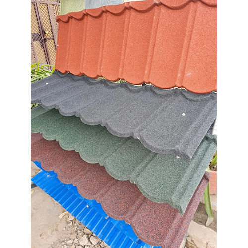 Color Coated Roofing Shingles - Material: Ms