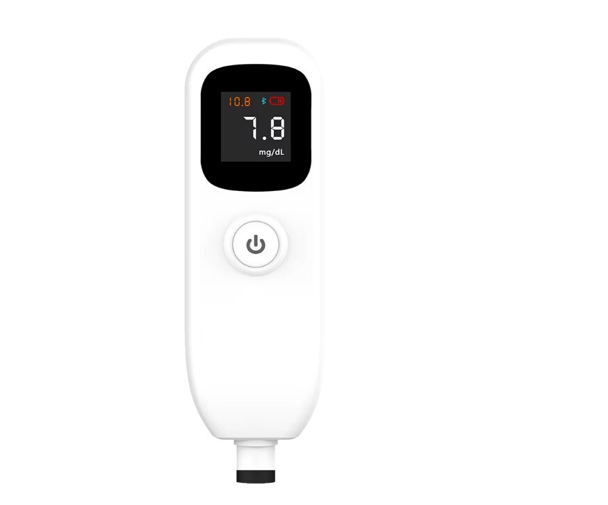 L11c Transcutaneous Jaundice Detector - Digital Plastic Design, 15.8x5x2.7 Cm, White | Non-invasive Measurement, Large Lcd Display, Rapid Results, Low Power Consumption