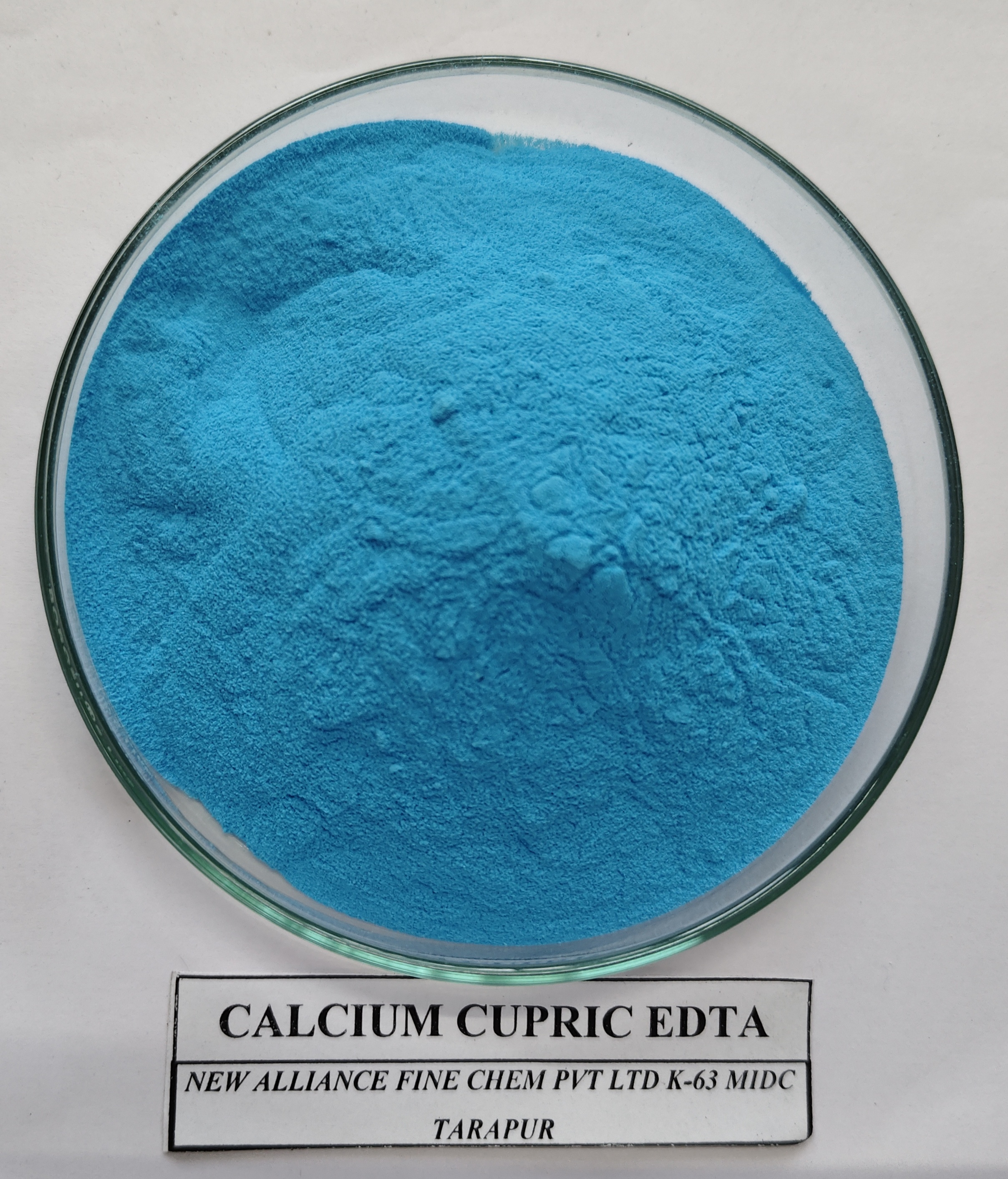 Calcium Cupric Edta - Color: Blue