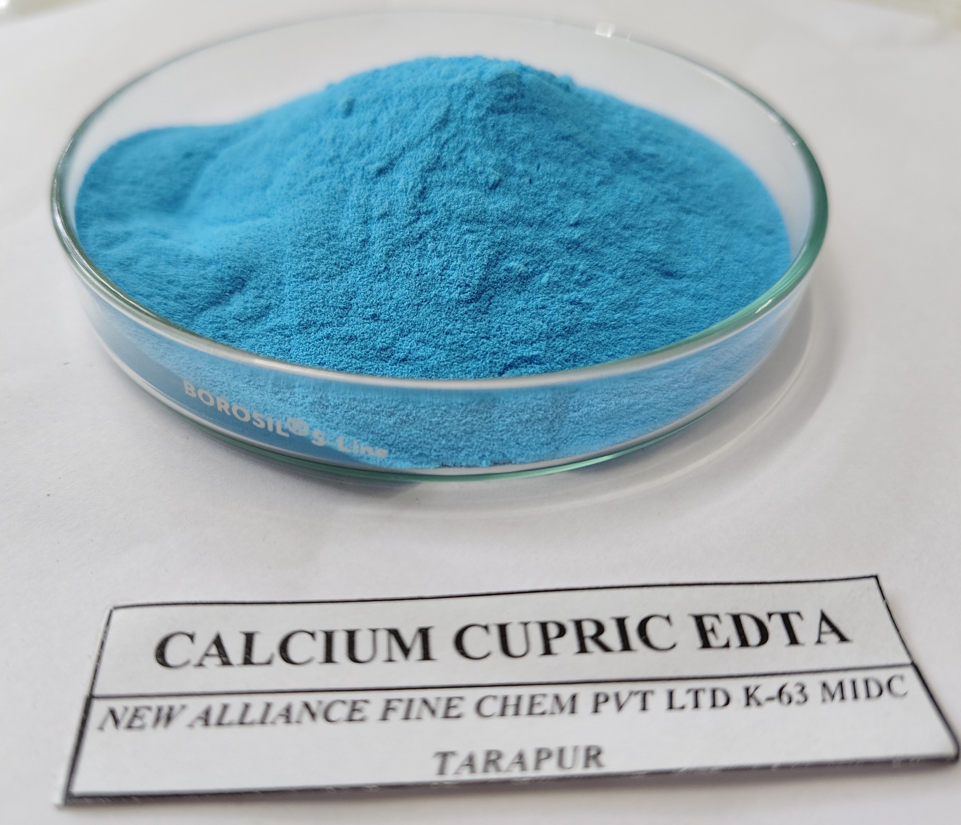 Calcium Cupric Edta - Color: Blue