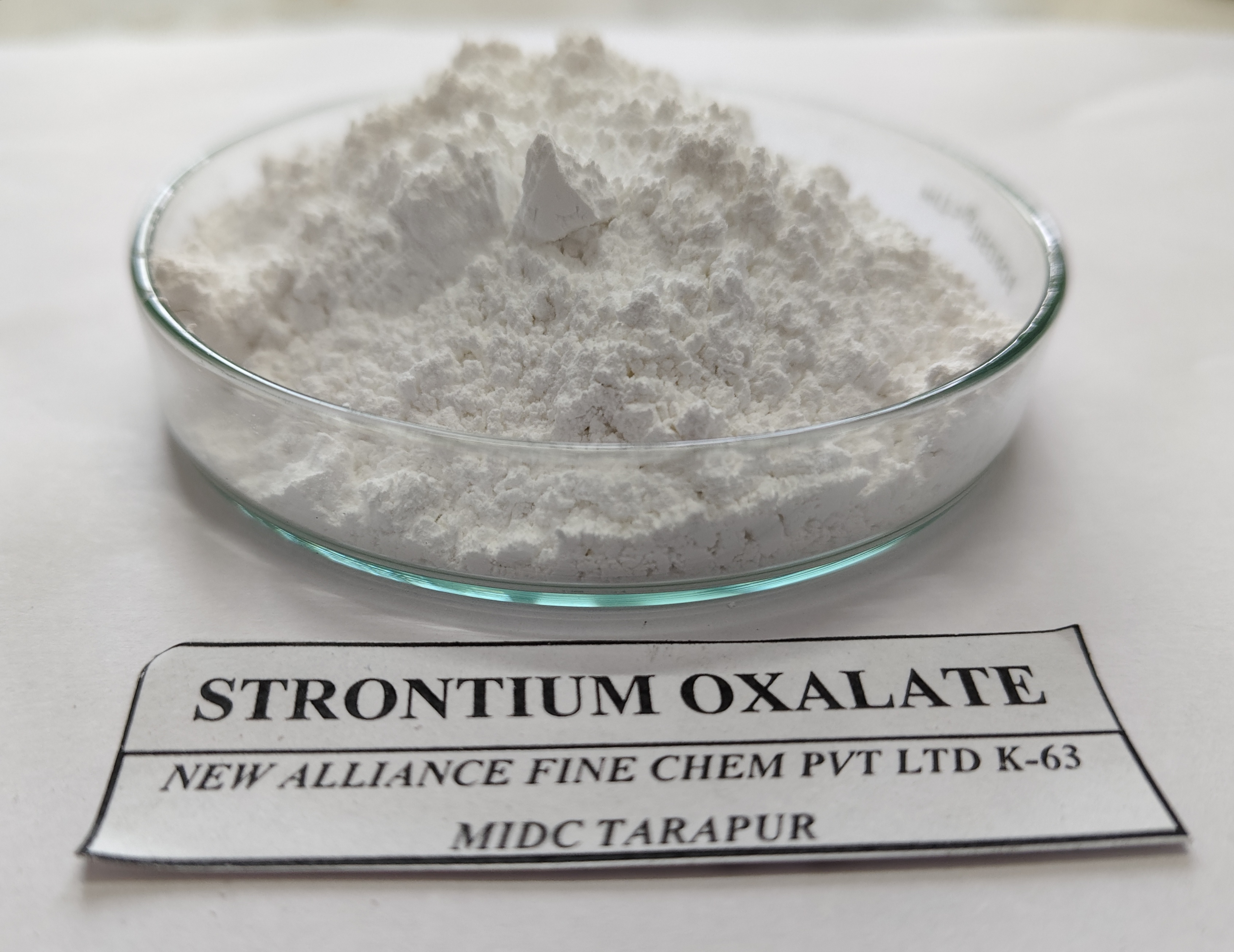 Strontium Oxalate - Application: Industrial