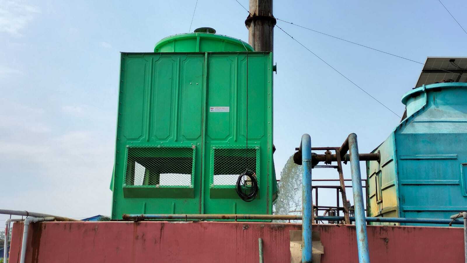 250 Tr Square Type Cooling Tower - Color: Green