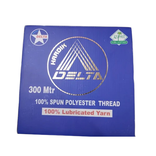 Delta 300 Meter Spun Polyester Thread - 100% Polyester, 300 Meters, Multicolor | Light in Weight, Ideal for Delicate Fabrics, Hand & Machine Sewing