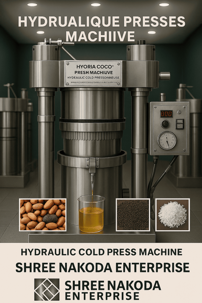 CUSTARD APPLE HYDRAULIC OIL PRESS MACHINE