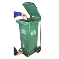 120Ltr Pedal Wheel Based Waste Bin - Application: Housekeeping Product