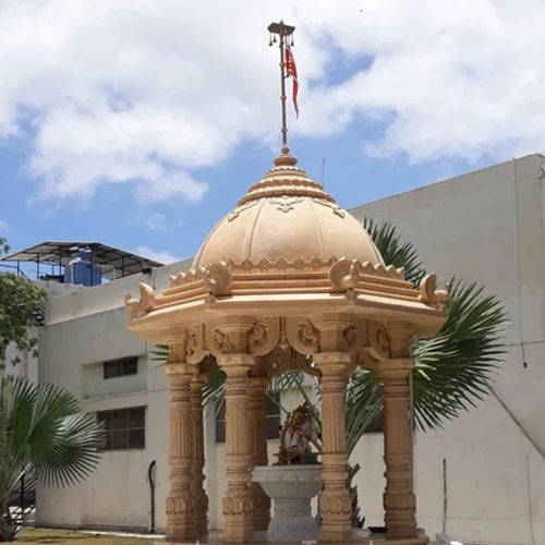 Sandstone Outdoor Gazebo - Color: Golden