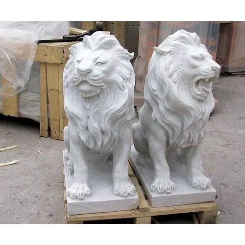 White Marble Statue - Use: Outdoor Decoration