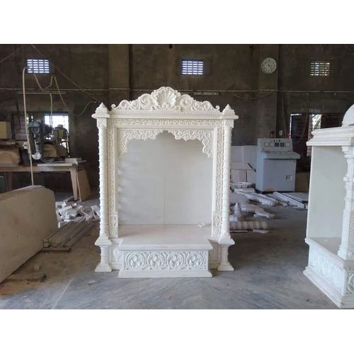 Marble Home Temple - Color: White