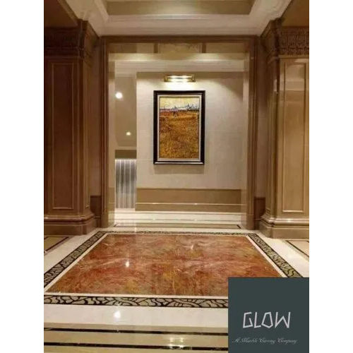 Hotel Indoor Marble Inlay Work Service - Color: White