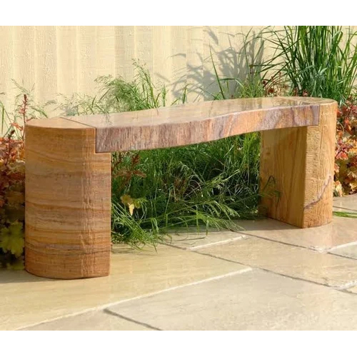 Sand Stone Bench Set