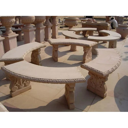 Stone Bench Set - Application: Garden